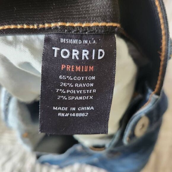 Torrid Sky High Skinny Jeans Plus Size 20 - Picture 6 of 7